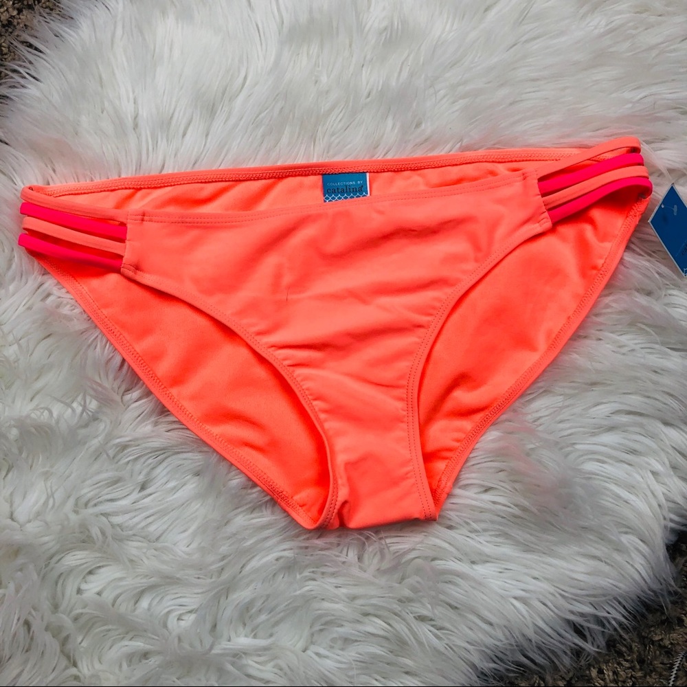 Swimwear - Orange Low Rise Bikini Bottom